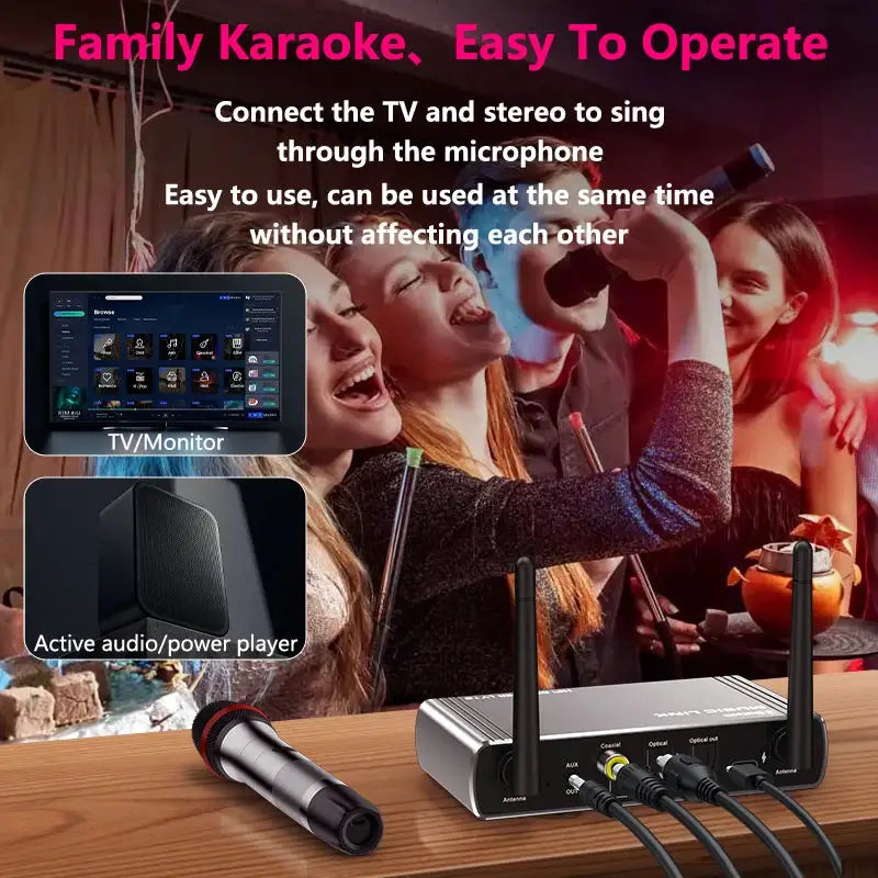 KEBIDUMEI Bluetooth 5.4 Transmitter Receiver 3.5mm Optical Coaxial Wireless Music Audio Adapter 6.5MM Remote Control For TV PC by InterCyprus Trading Ltd