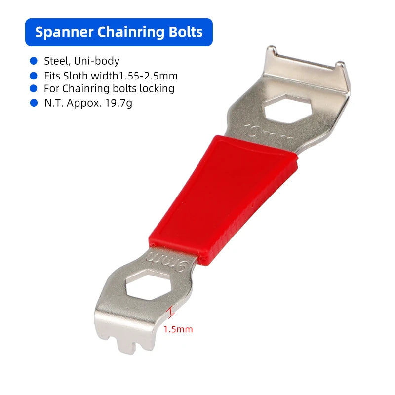 Deemount Chainring Wheel Bolt Extractor Tool &ndash; Durable Carbon Steel Construction Thickness 1.5mm / CN