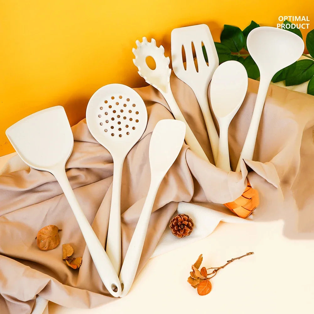 7Pcs Silicone Kitchenware Set &ndash; Heat-Resistant and Eco-Friendly