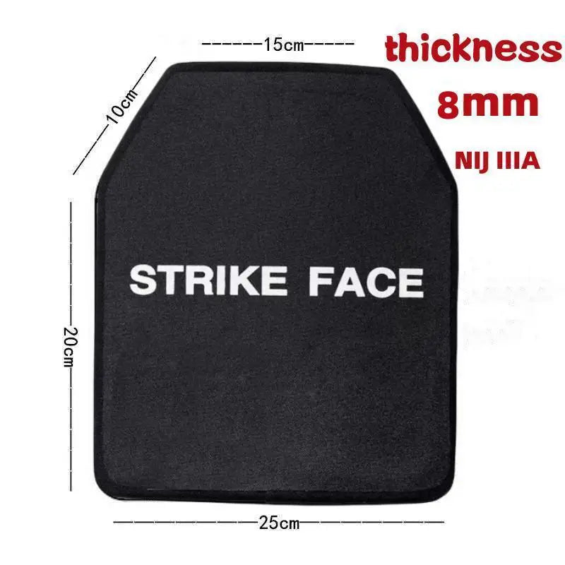 Ballistic NIJ IIIA Plate 10x12 UHMWPE &ndash; Lightweight Armor