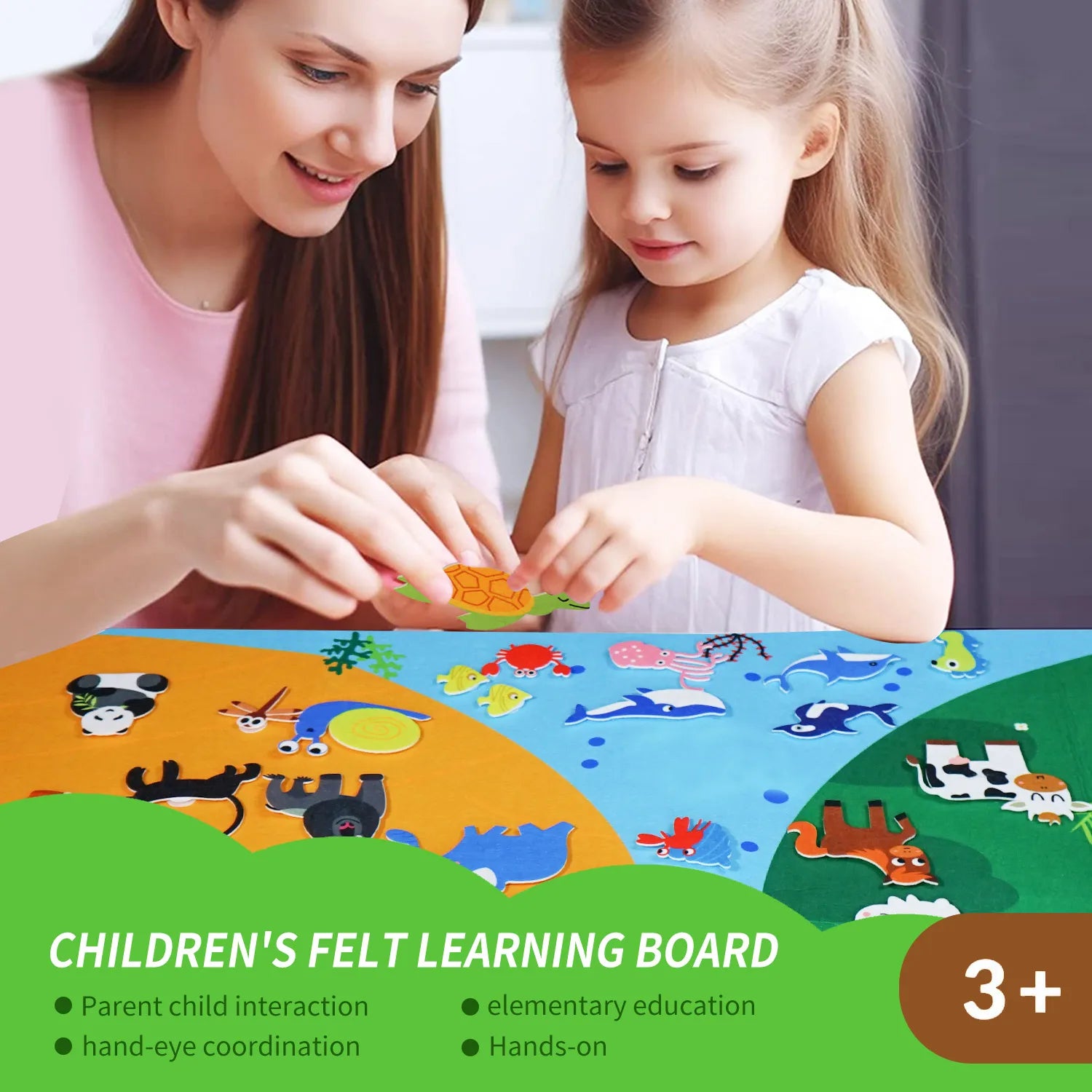 Felt Farm Zoo Storyboard Set 56pcs &ndash; Interactive Home Play