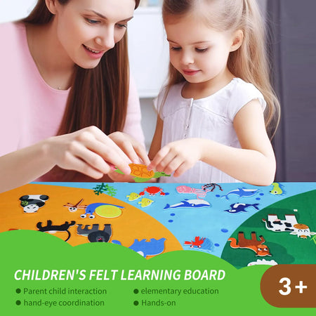 Felt Farm Zoo Storyboard Set 56pcs &ndash; Interactive Home Play