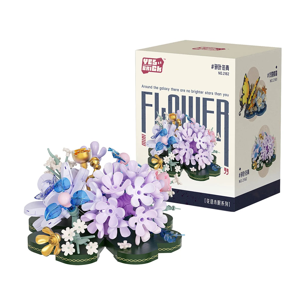 Buidling Blocks Flowers Potted Model &ndash; Creative Home Decor 2162 376pcs