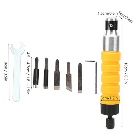 Flexible Shaft Grinder Attachment - 10X Faster Carving