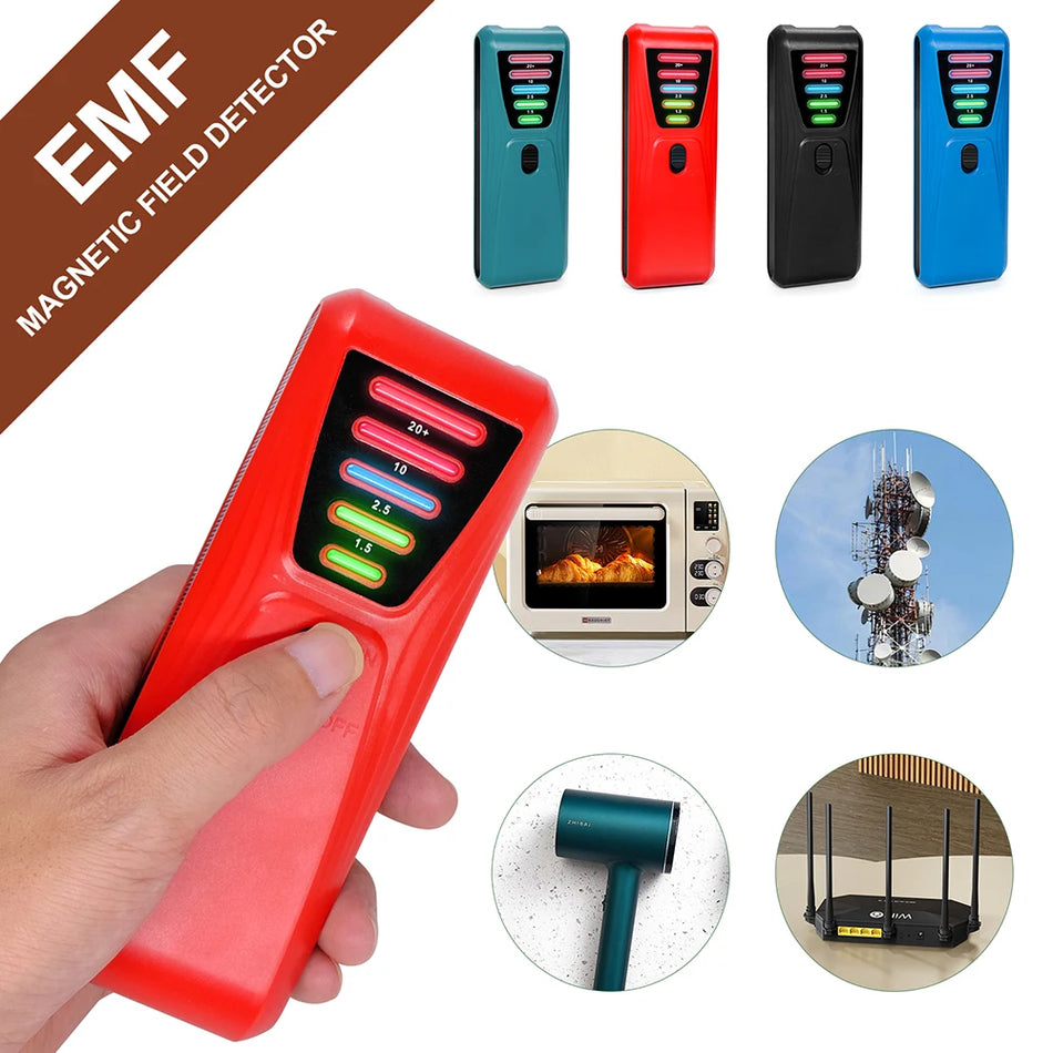 LED EMF Meter 0-20 MilliGauss &ndash; Five Color LED Indicator