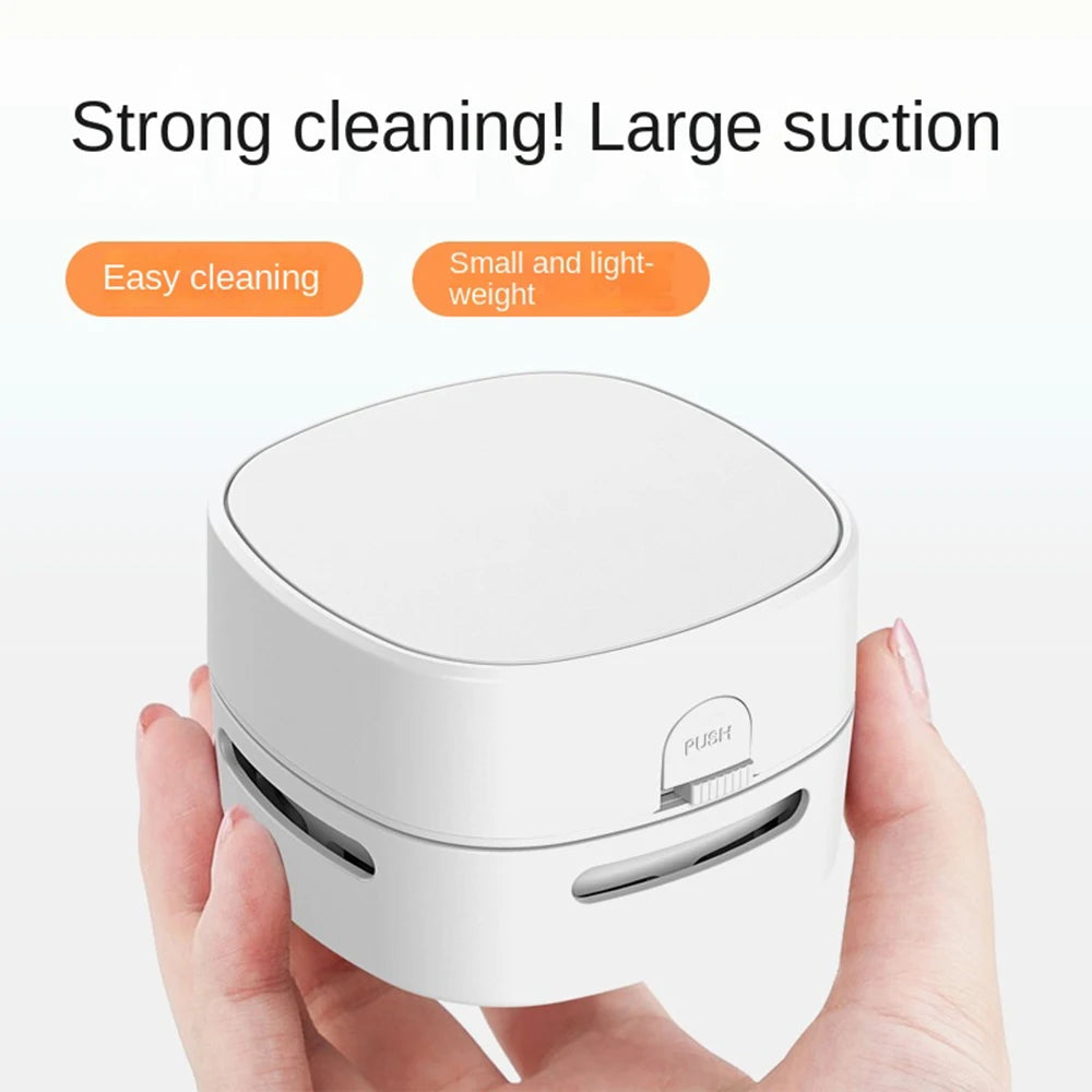Mini Desk Vacuum &ndash; Rechargeable Cordless Dust Catcher