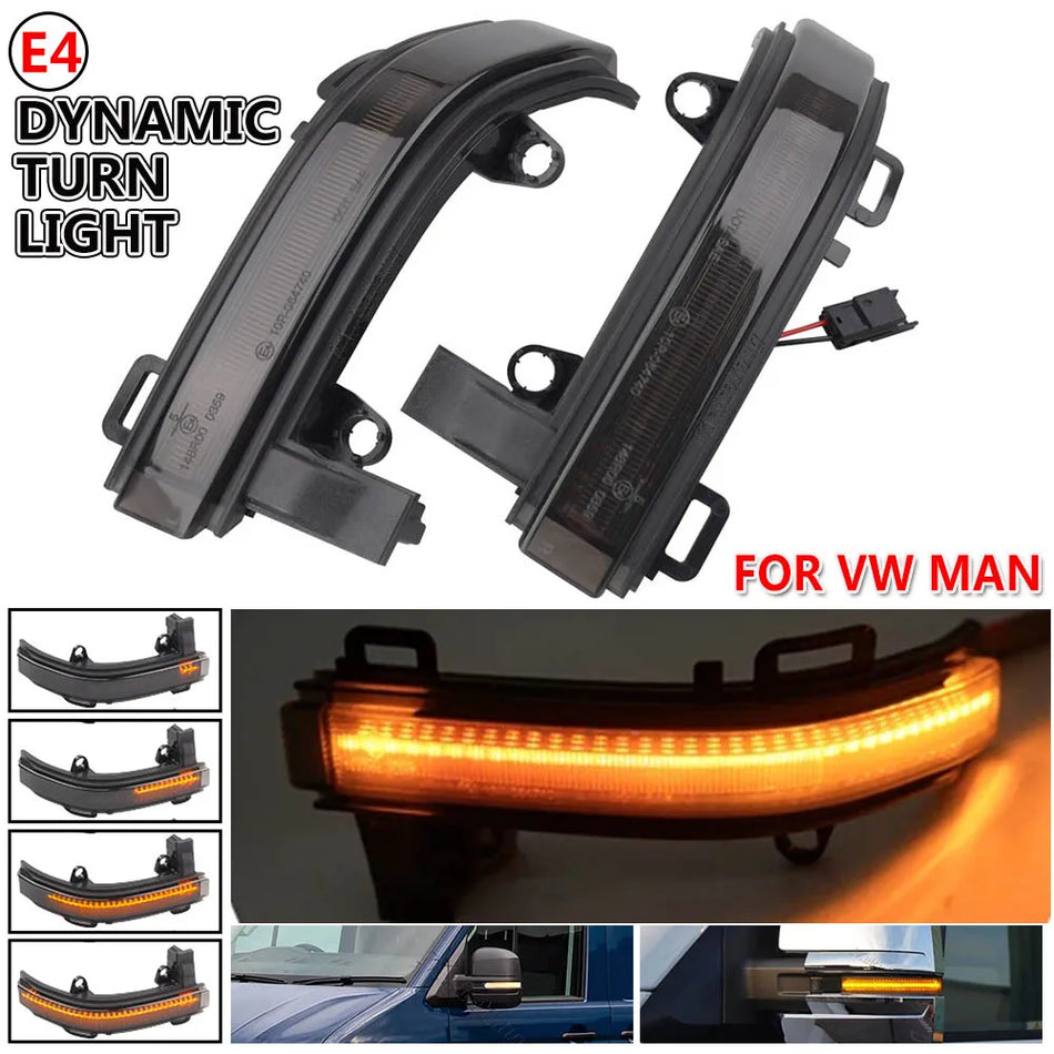 2 Stück dynamische LED-Blinklichter für VW Crafter und MAN TGE RHD