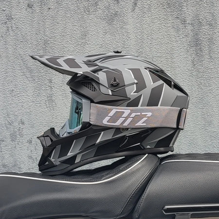 ORZ Off Road Helmet - Unisex Full Face Safety DOT Approved