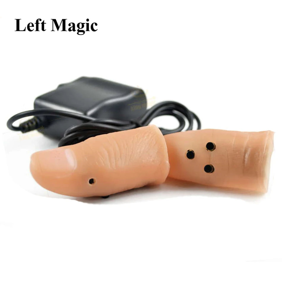 Супер LED пръстови накрайници в седем цвята комплект за магически трикове за сцена