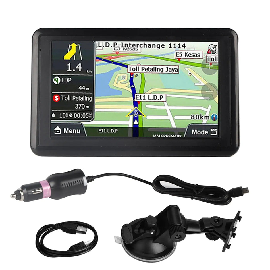 5 Inch Touch Screen GPS Navigator With European Map and Radio by InterCyprus Trading Ltd