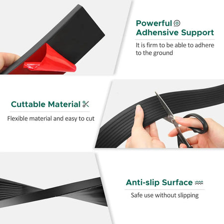 Doorway Threshold Ramp &ndash; Self-Adhesive PVC Anti Slip