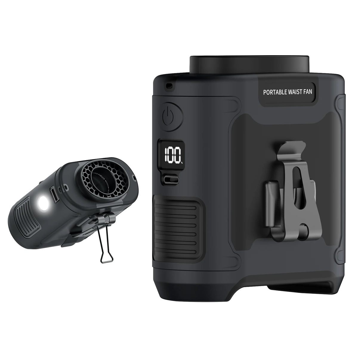 Socoolfan 20000mAh &ndash; Powerful Portable Neck Fan with Power Bank 10000mAh Black