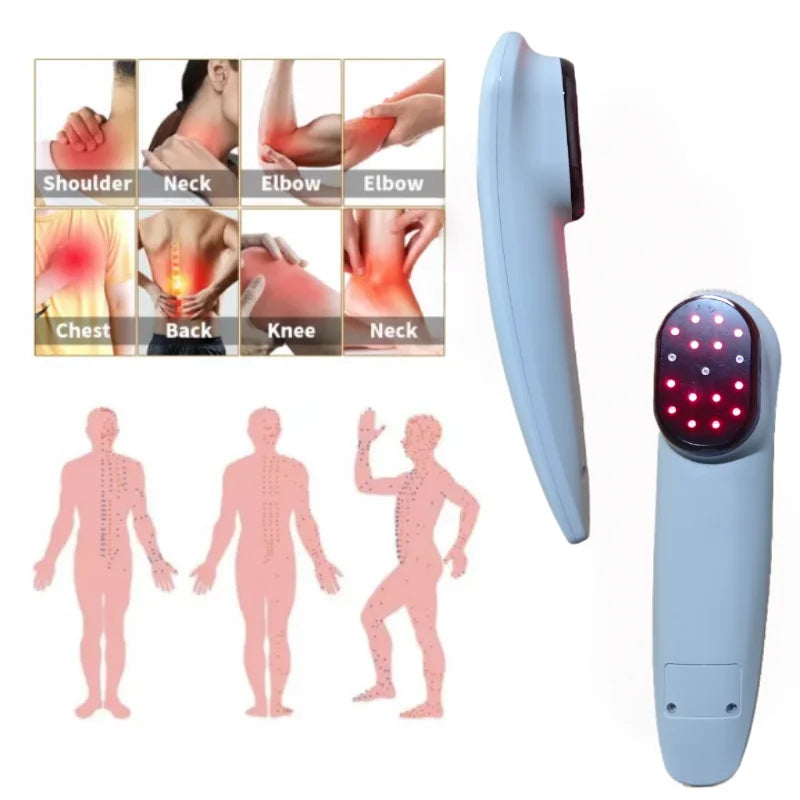 Handhållen Infraröd Terapi Stav Röd Ljus Och Värmelampa
