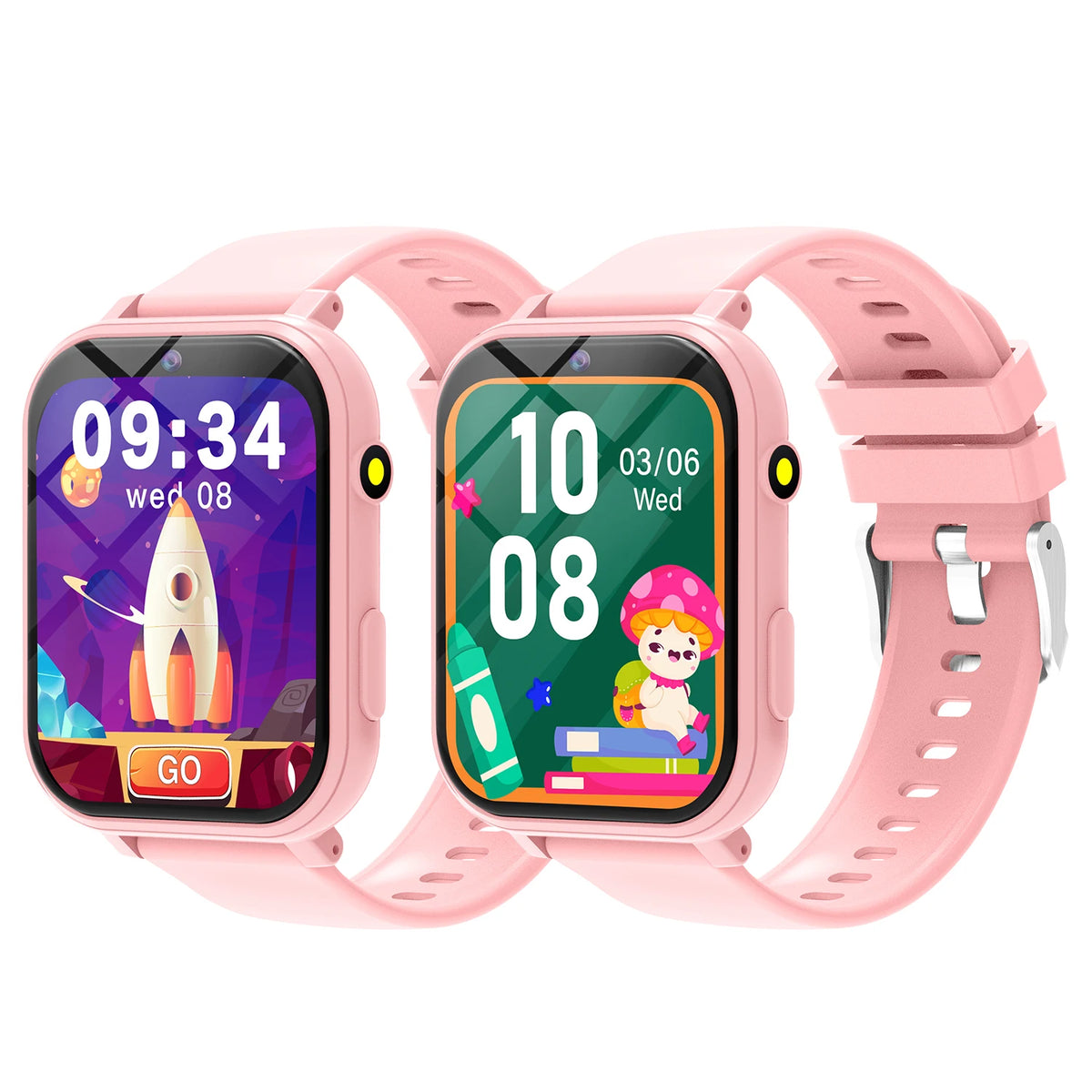 Kids Games Smart Watch &ndash; 18 Built In Games With Camera double pink