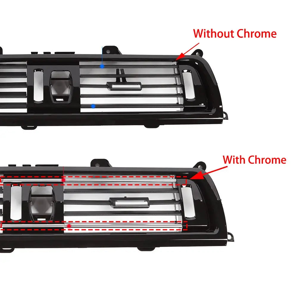 4 Pcs Kit Set Only For LHD Front Central Left Right Rear AC Conditioner Air Vent Grille For BMW 5 Series F10 F11 2010-2017 by InterCyprus Trading Ltd
