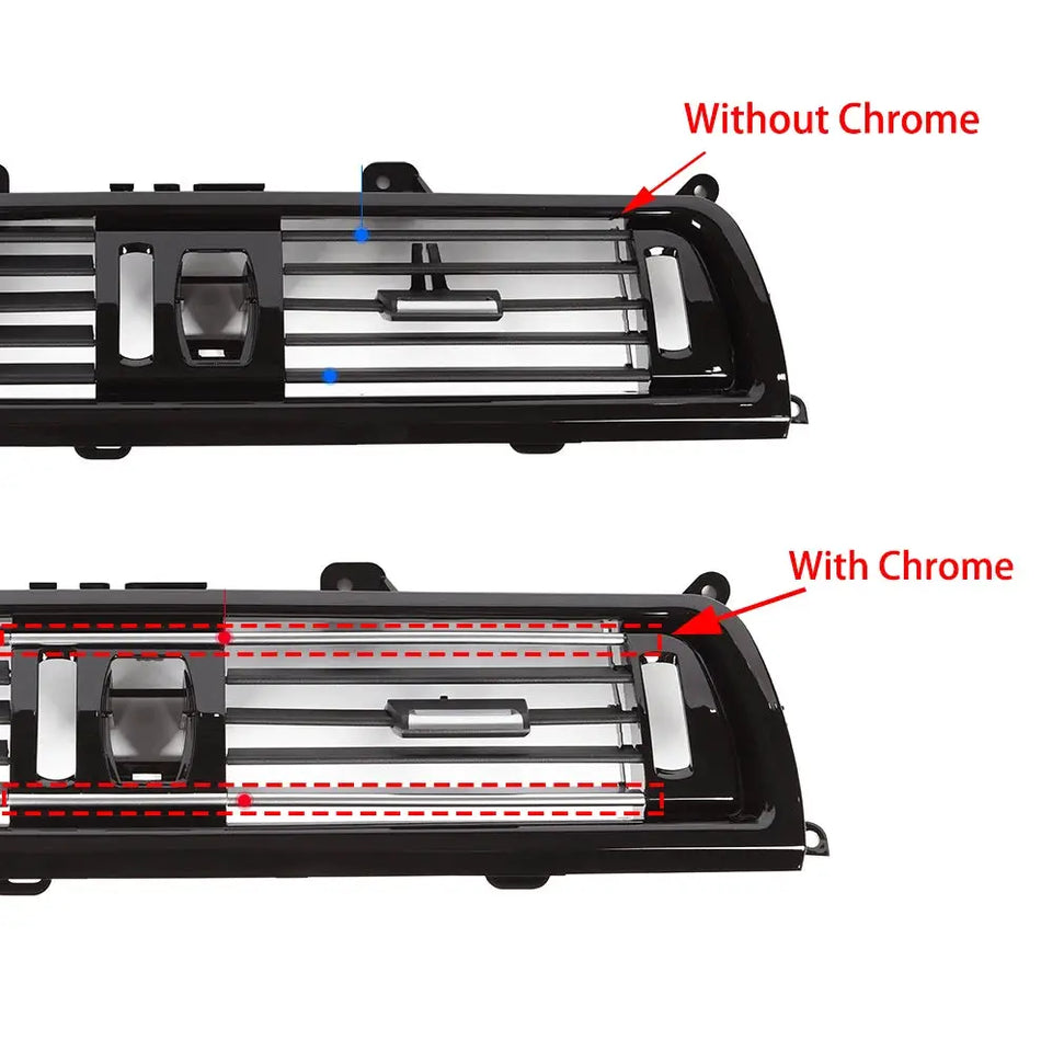 4 Pcs Kit Set Only For LHD Front Central Left Right Rear AC Conditioner Air Vent Grille For BMW 5 Series F10 F11 2010-2017 by InterCyprus Trading Ltd