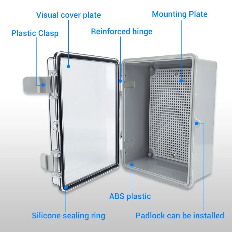 IP66 Waterproof Junction Box ABS Plastic Outdoor - Durable