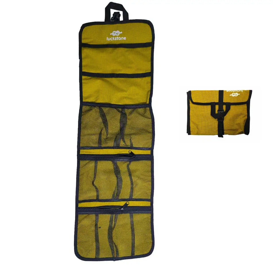 Rock Climbing Storage Bag Gear Equipment Organized Storage Bag Carabiner Organized Bag Yellow