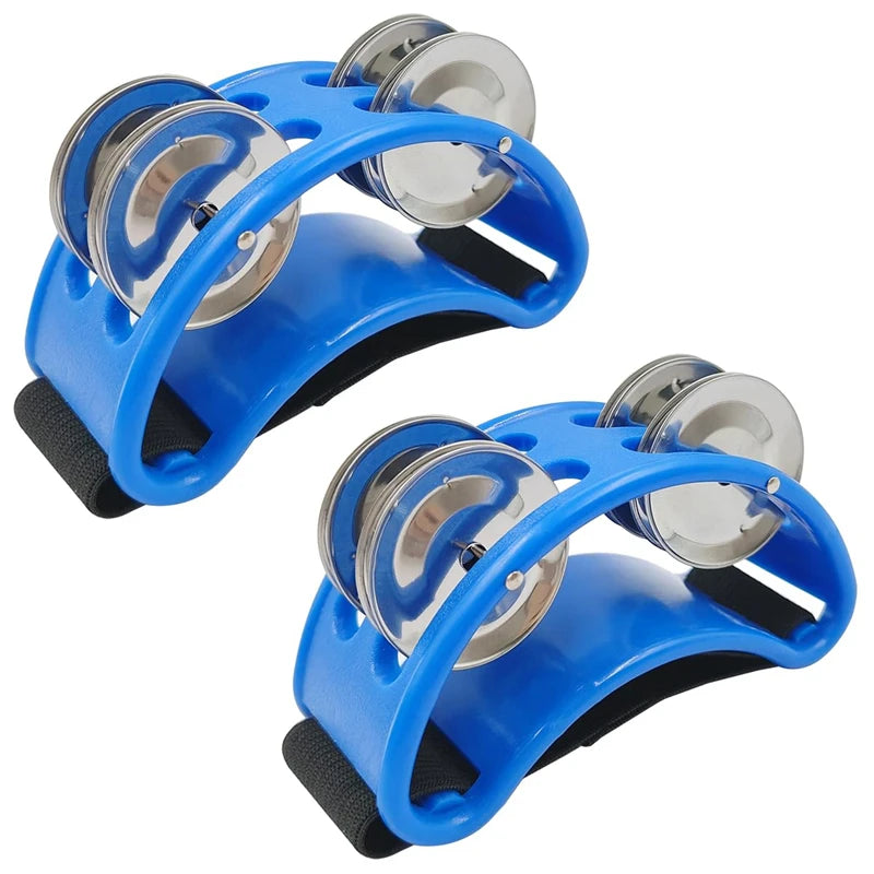 2PC Elliptical Drum Companion &ndash; Educational Kids Music Toy blue 2pcs