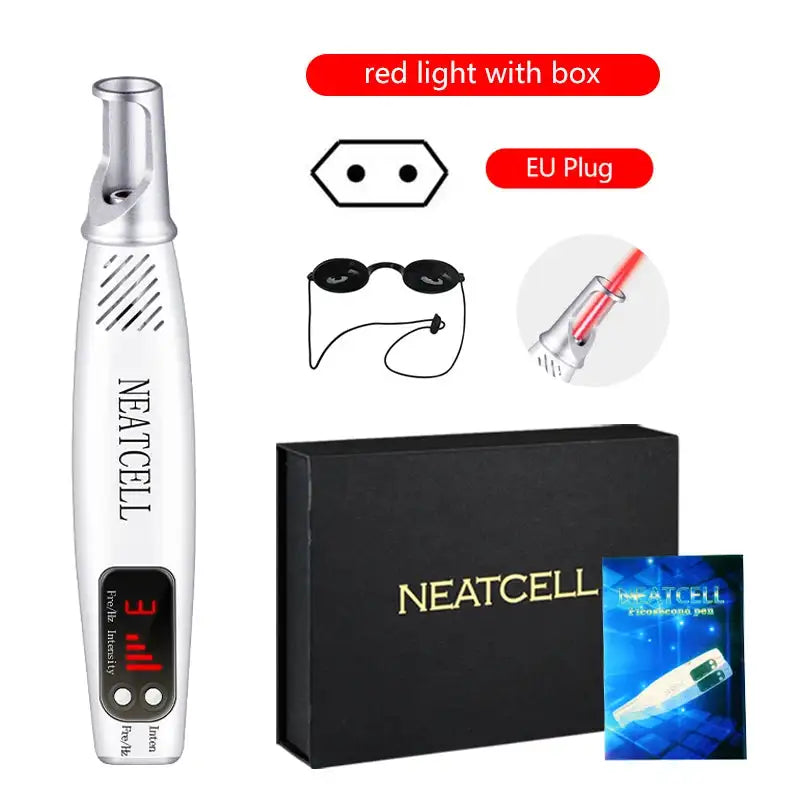 Picosecond Laser Pen For Scar Removal Blue Light Therapy pim-red-with-box-EU