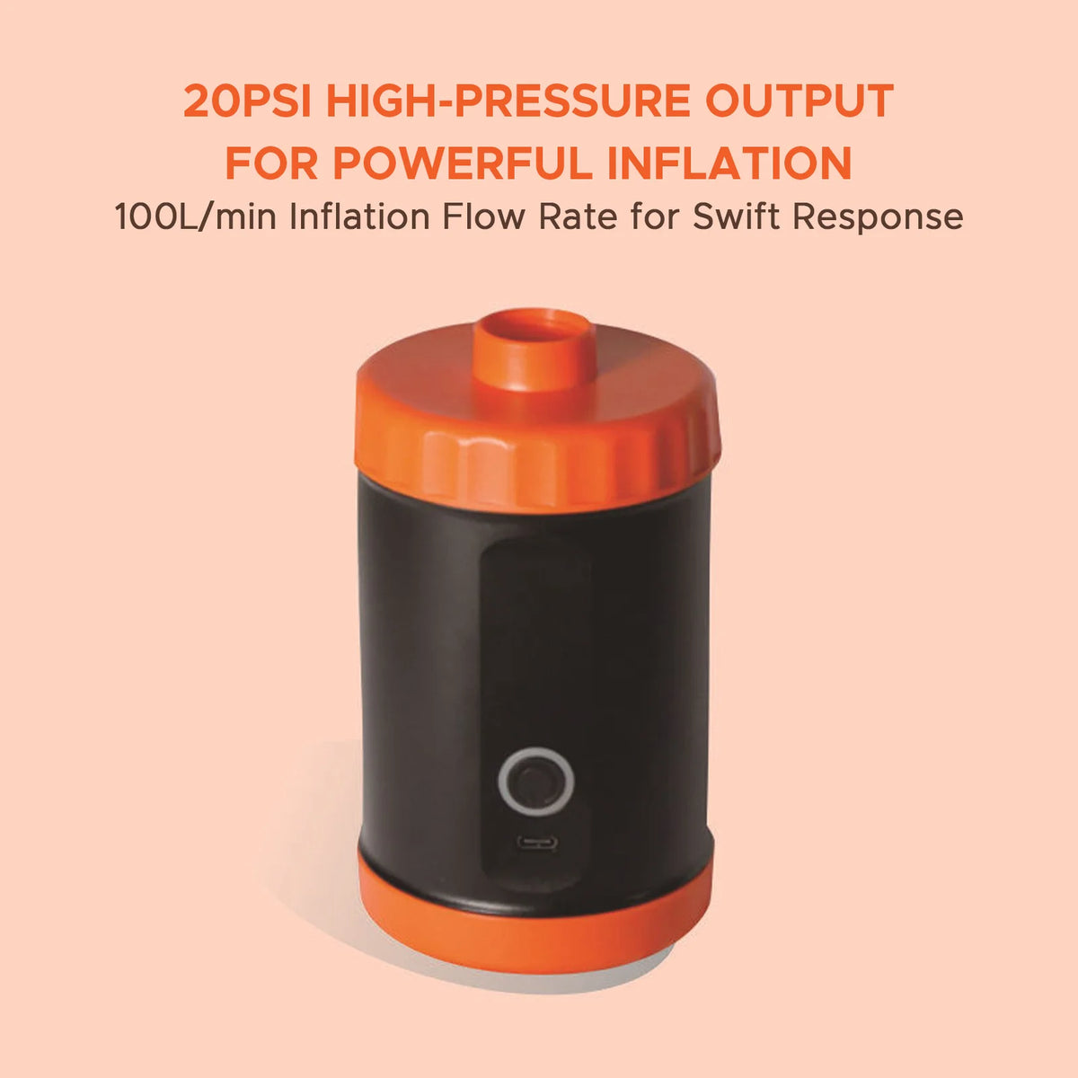 Electric Air Pump High-Pressure &ndash; Rechargeable 5 Nozzles