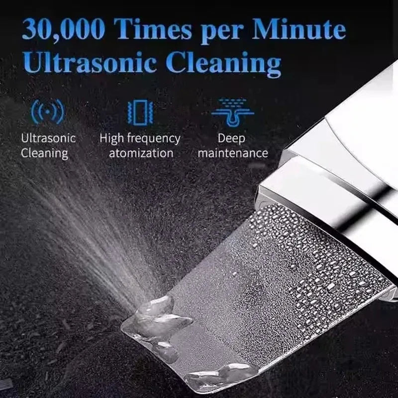 New Facial Ultrasonic Skin Scrubber Spatula &ndash; Deep Clean