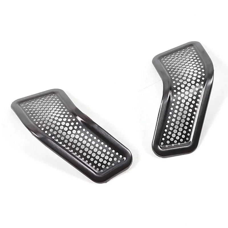 Toyota Prado 2024 em diante Tampa central de pó em aço inoxidável