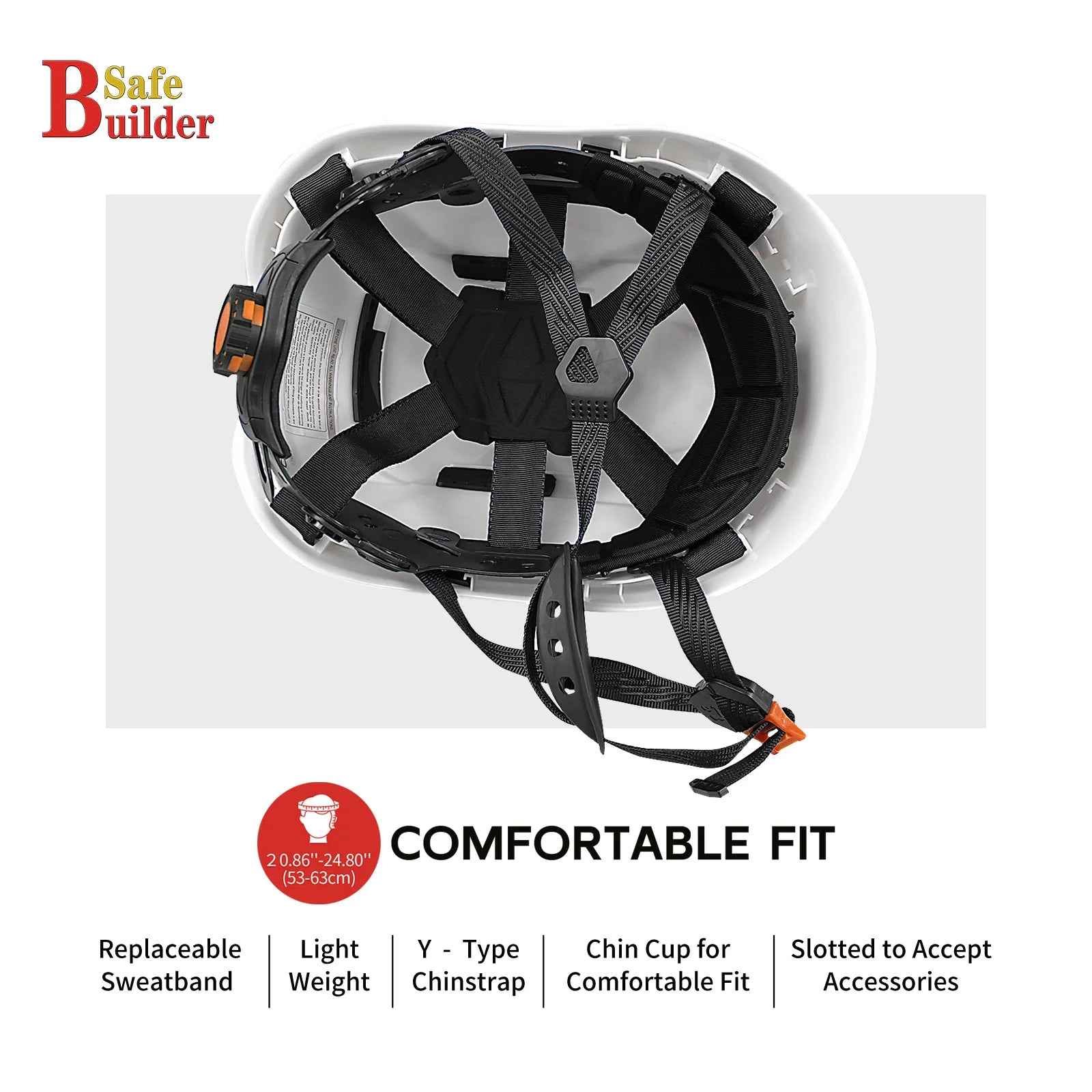 H1X Construction Safety Helmet - Adjustable Ventilation