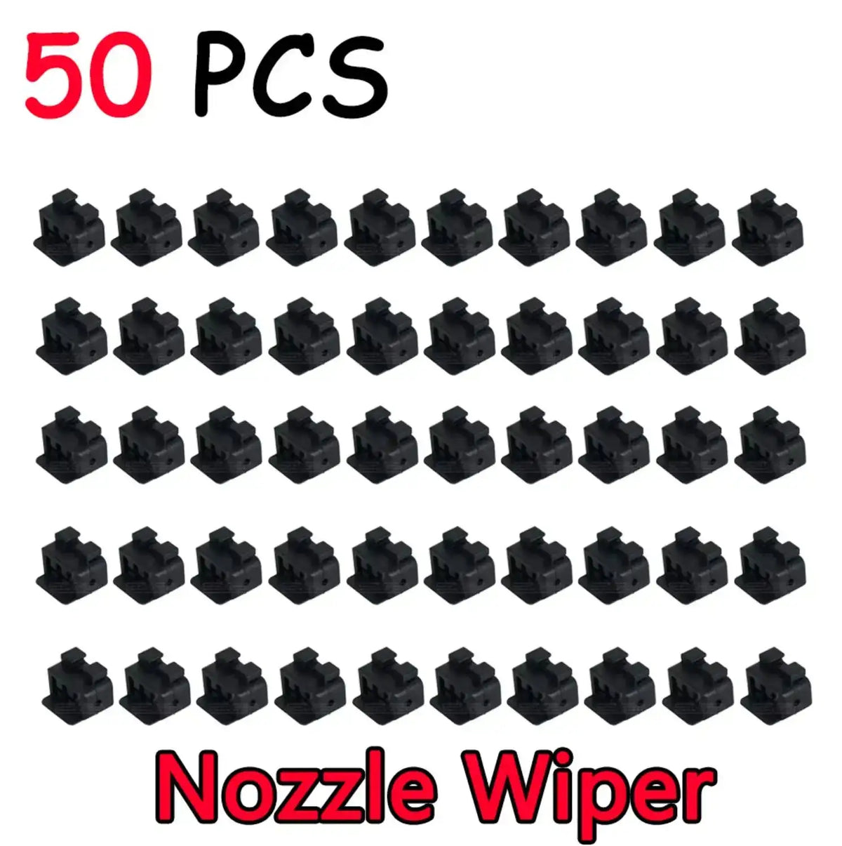 Bambu Lab H2D Nozzle Wiper Silicone Cleaning Brush Hotend 50pcs for H2D