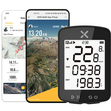 XOSS G2 GPS Bike Computer &ndash; IPX7 Waterproof Design
