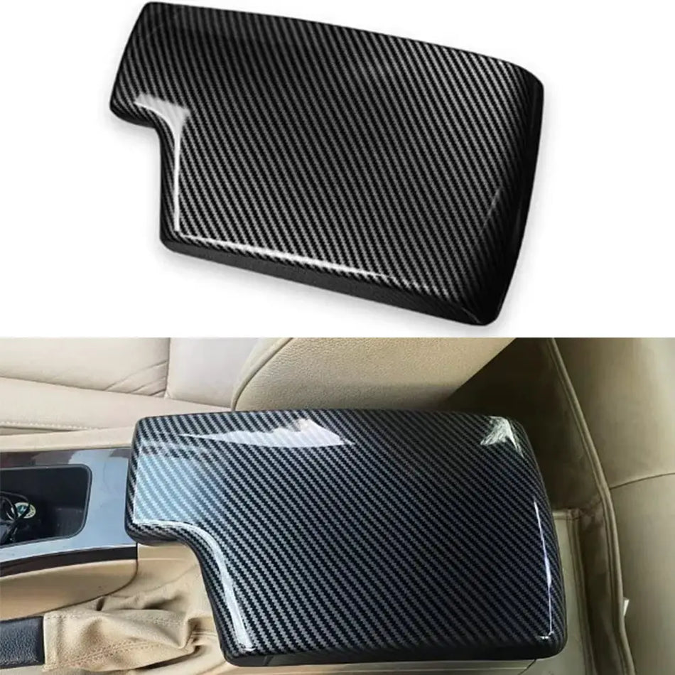 Only LHD Carbon Fiber Style Center Console Armrest StorageBox Cover For BMW 3 Series E90 E91 E92 E93 323i 325i 328i 2005-2012 by InterCyprus Trading Ltd
