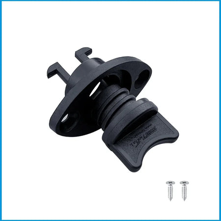 Boat Accessories Nylon 25mm 1 Inch Drain Hole Thread Drain Plugs Bung Socket Oval Garboard Yacht Fishing Kayak Canoe Marine Plug Black Gasket