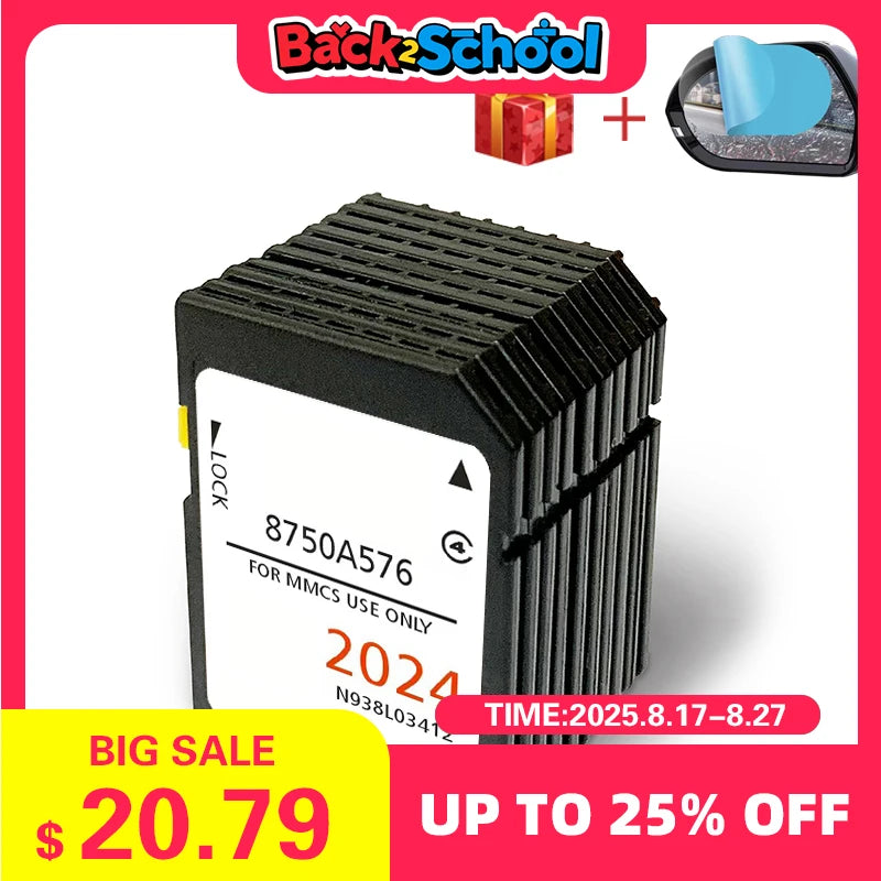 2024 UK Europe Maps Update SD Card MMCS Navigation &ndash; Fast CHINA / for Mitsubishi A576