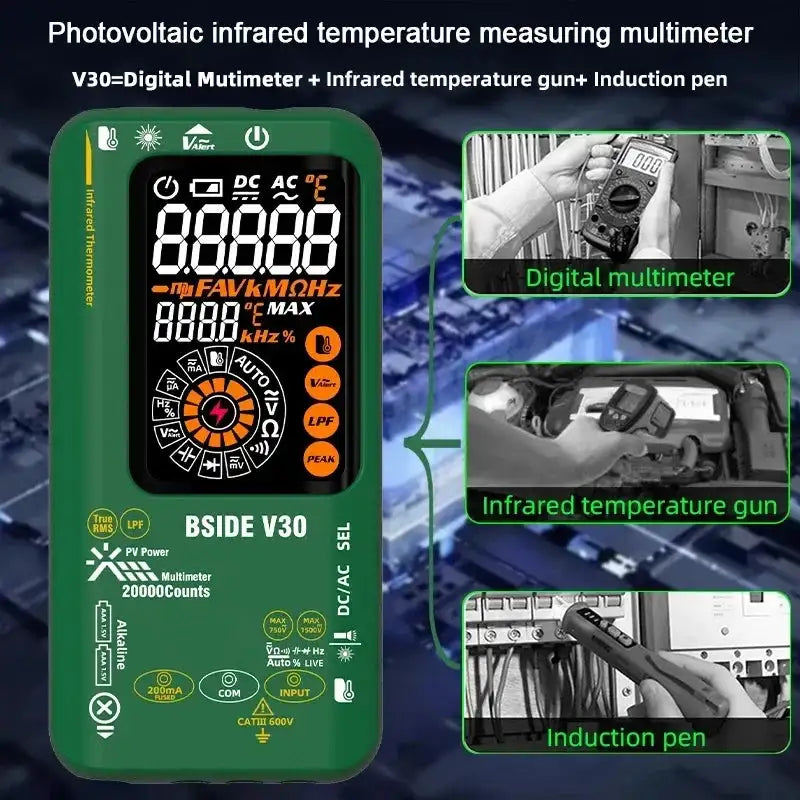 Bside V30 Digital Multimeter 20000 Counts Infrared Temp