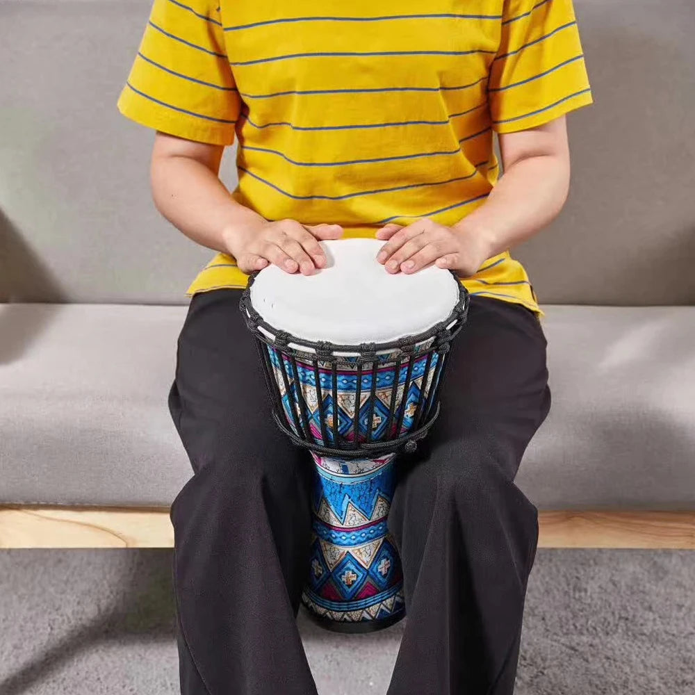 8 Inch Portable African Drum Djembe Hand Drum &ndash; Travel Ease
