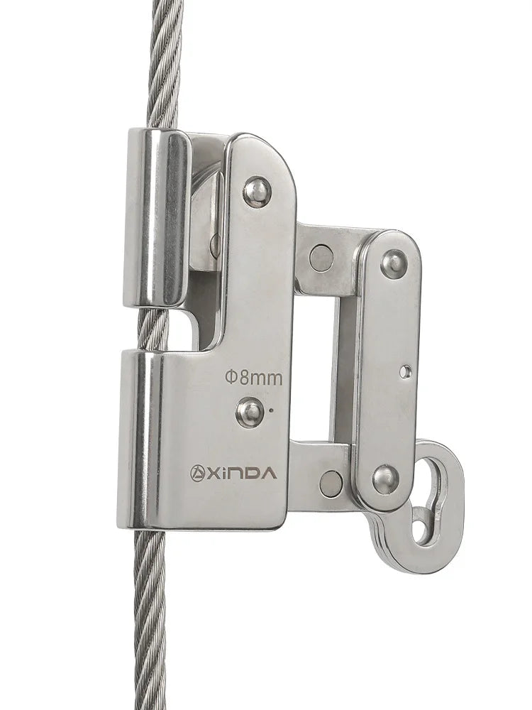 Xinda 8mm 10mm Steel Cable Fall Arrester &ndash; Rope Grab System