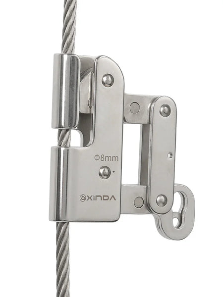 Xinda 8mm 10mm Steel Cable Fall Arrester &ndash; Rope Grab System