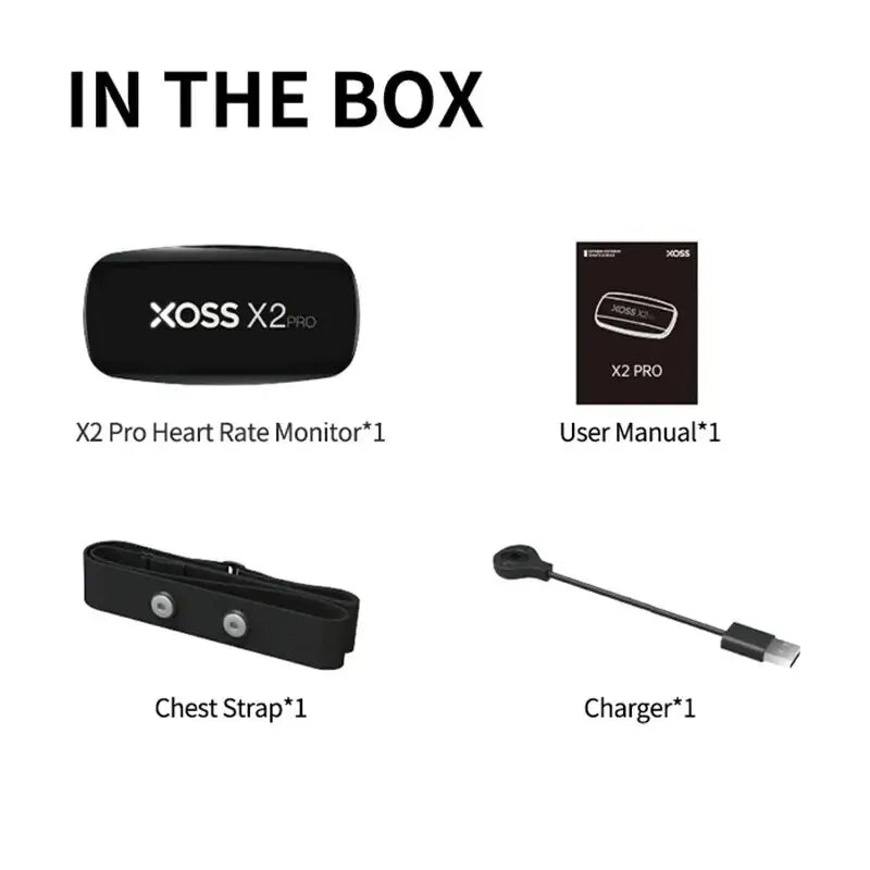XOSS X2 Pro &ndash; Waterproof Bluetooth Heart Rate Monitor