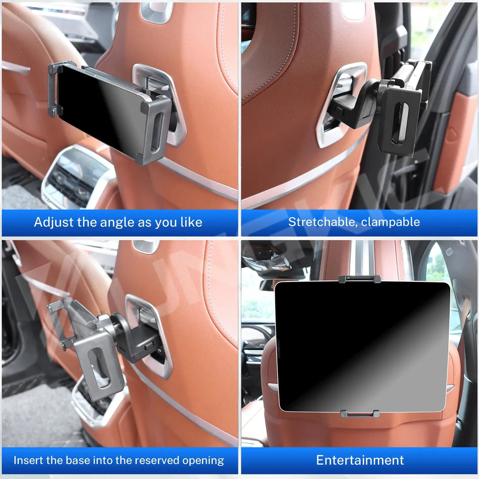 Rear Seat IPad Phone Holder for BMW G60 G05 G06 G61 IX I5 X3 X5 X6 5 7 by InterCyprus Trading Ltd