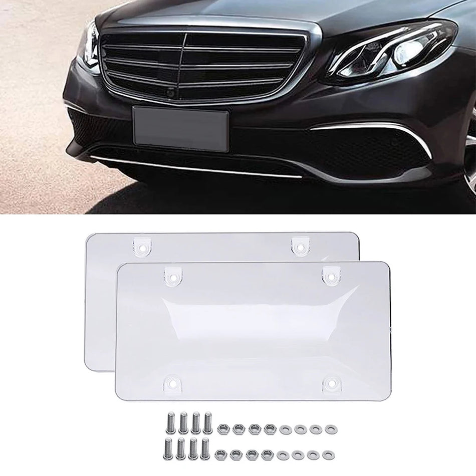 NightKist Scudo per Targa Auto, Protettore in ABS Trasparente