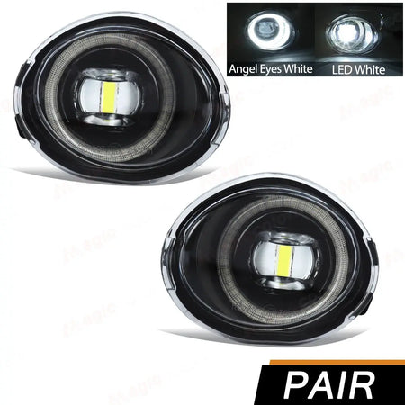 For BMW E39 M5 2001 2002 2003 E46 3 Series M3 2002 2003 2004 2005 2006 Fog Lights Headlight Front Driving Lamp Halogen LED Bulbs by InterCyprus Trading Ltd