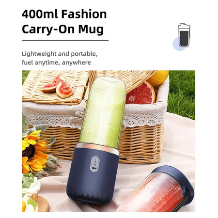 6 Blades Portable Juicer Cup &ndash; USB Charging Travel Friendly
