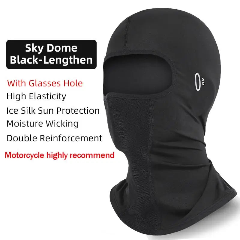 ESLNFC Half Face Cycling Mask - Comfortable Ice Silk Balaclava for Breathable Protection F
