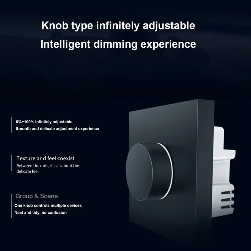 Inteligentny ściemniacz Aqara H1 Zigbee 3.0 z pokrętłem HomeKit