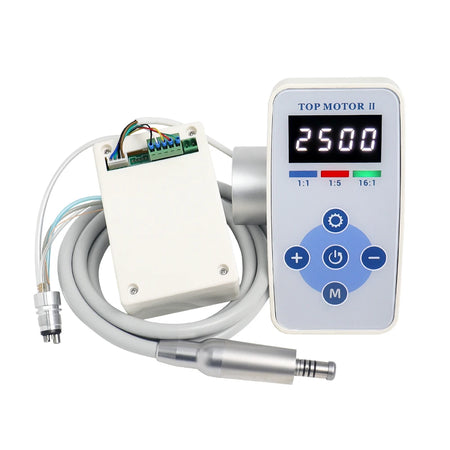 Dental TOP MATOR 2 &ndash; Blue Touch Screen Mini Brushless Motor 4 HOLE