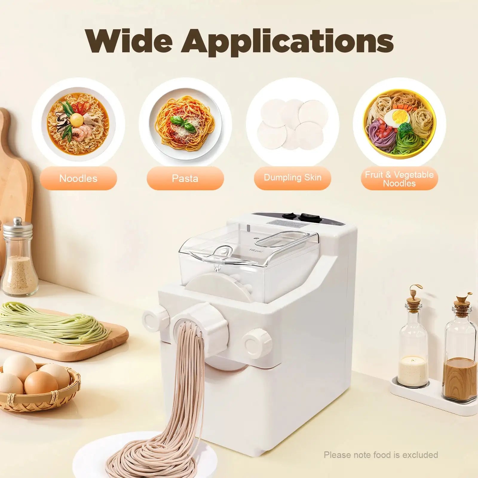 Household Noodle Making Machine &ndash; Dough Kneader And Cutter