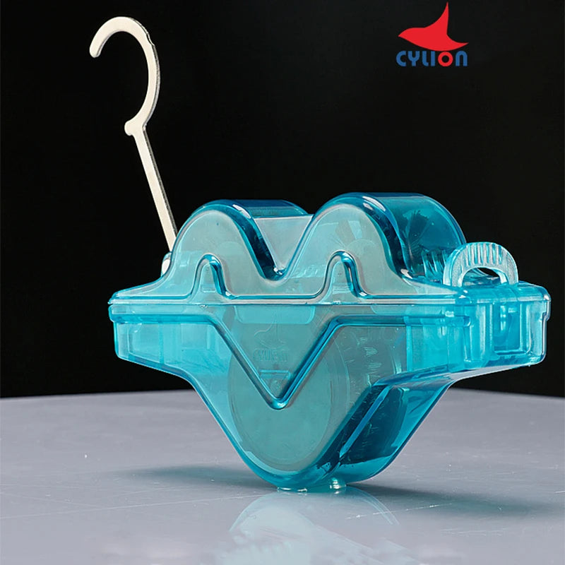 Очиститель велосипедной цепи в стиле лягушки, инструмент без использования рук, ABS, синий