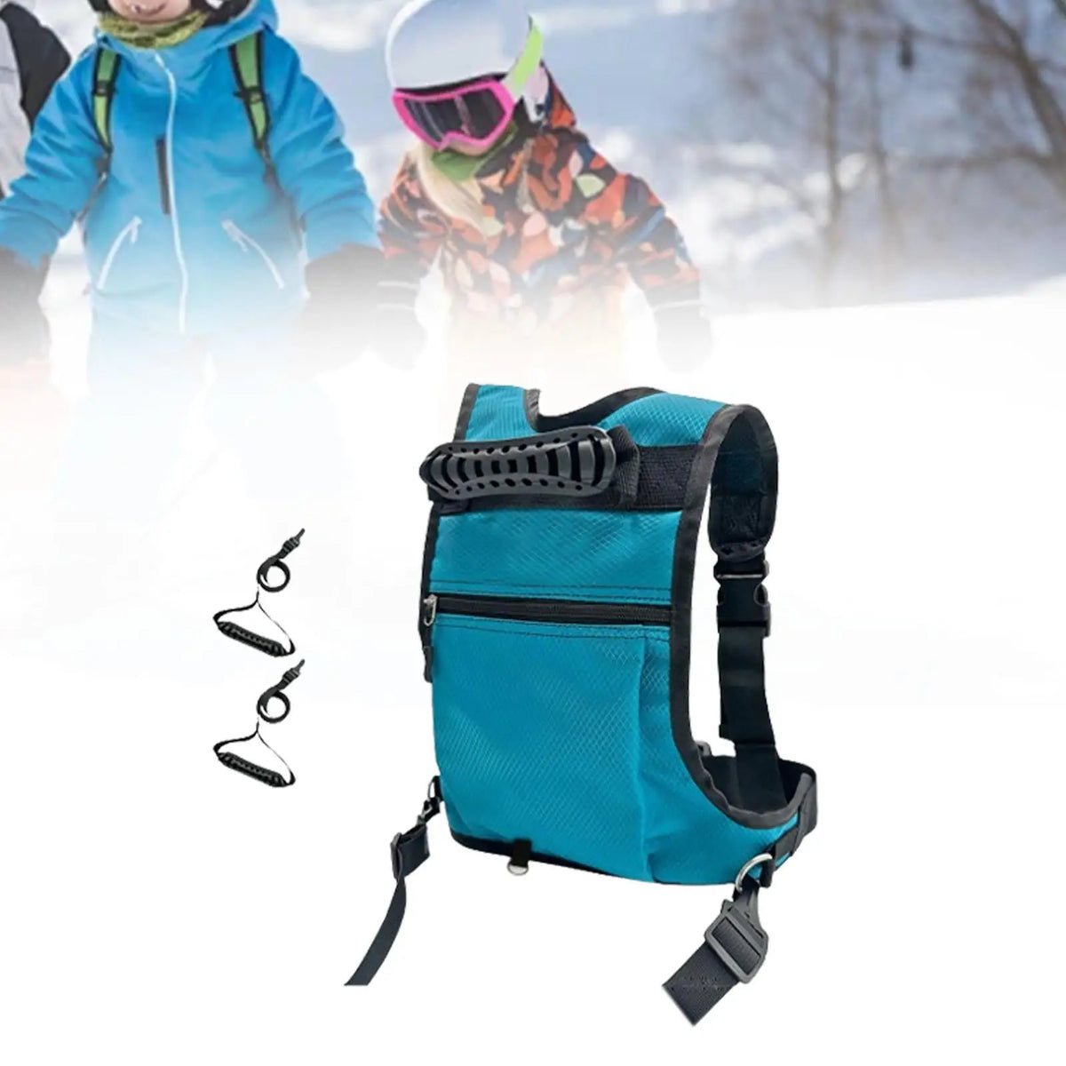 Kids Ski Harness Training Gear &ndash; Lightweight Ski Harness Blue