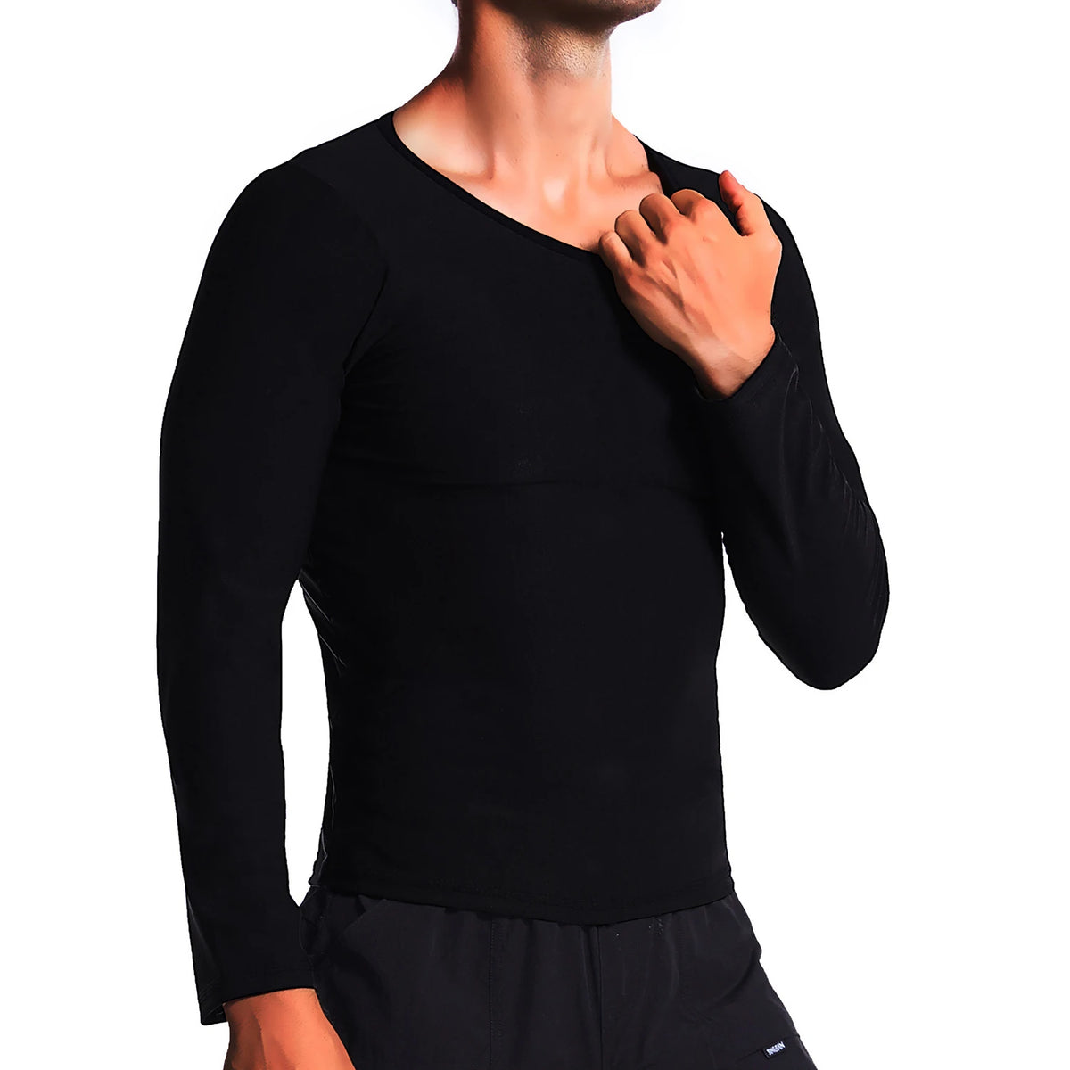 1Pc Sauna Shirt For Men Sleeve Body Shaper Top &ndash; Ultra Slim