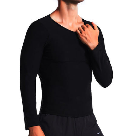 1Pc Sauna Shirt For Men Sleeve Body Shaper Top &ndash; Ultra Slim